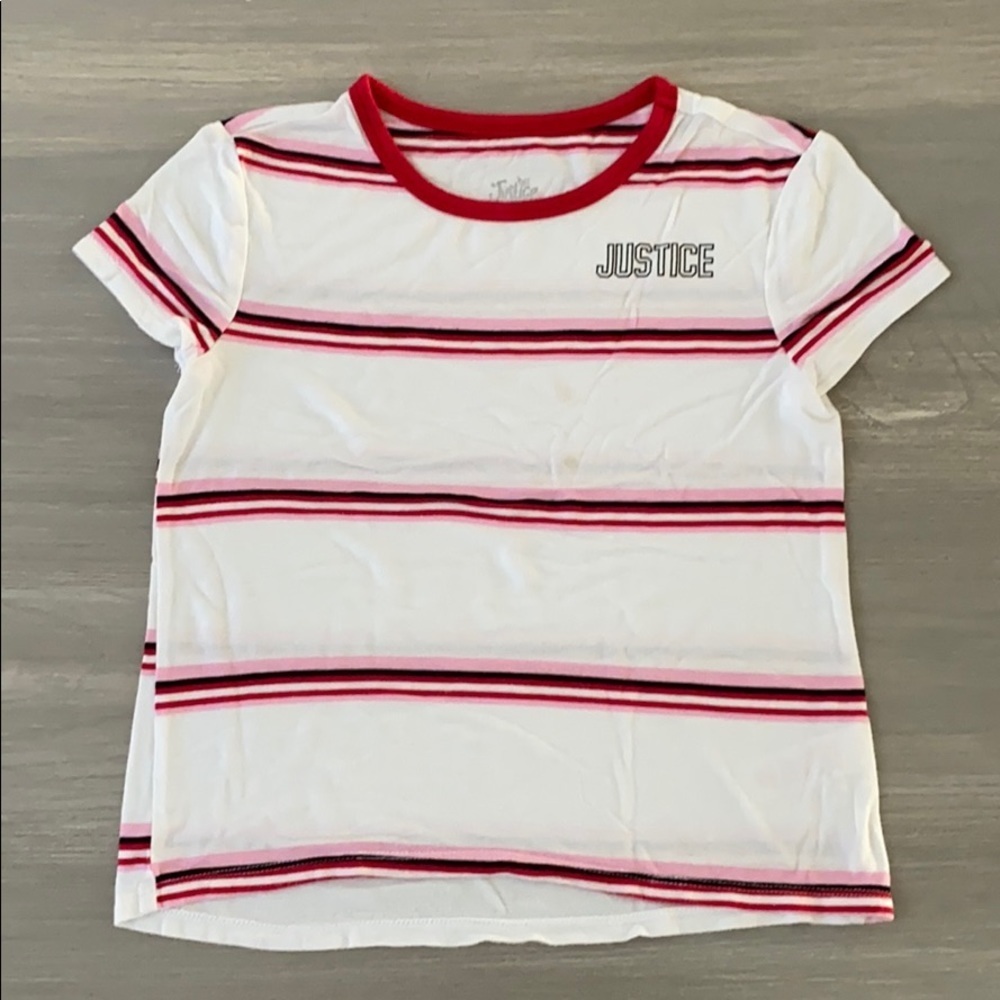 Justice Girls Striped T-shirt